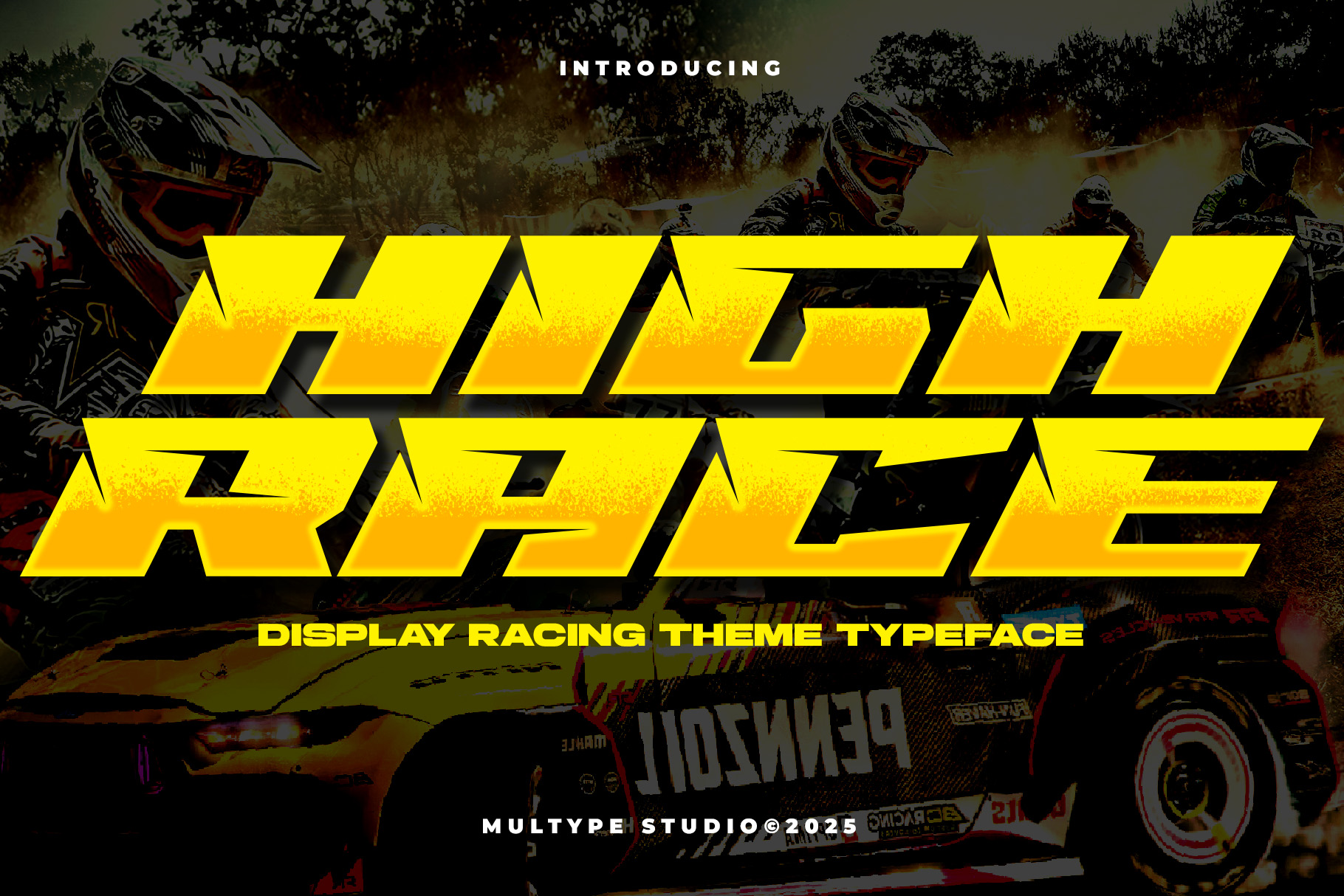 Hettinger Racing Font Highrace Racing Font