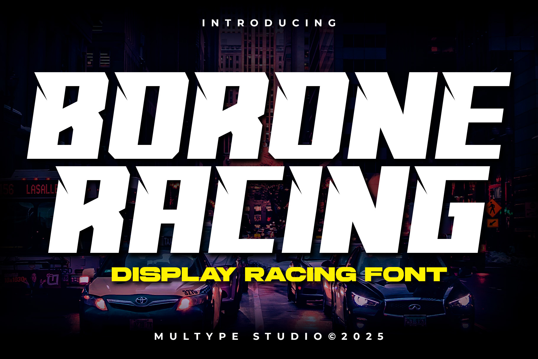 Borone Racing Font