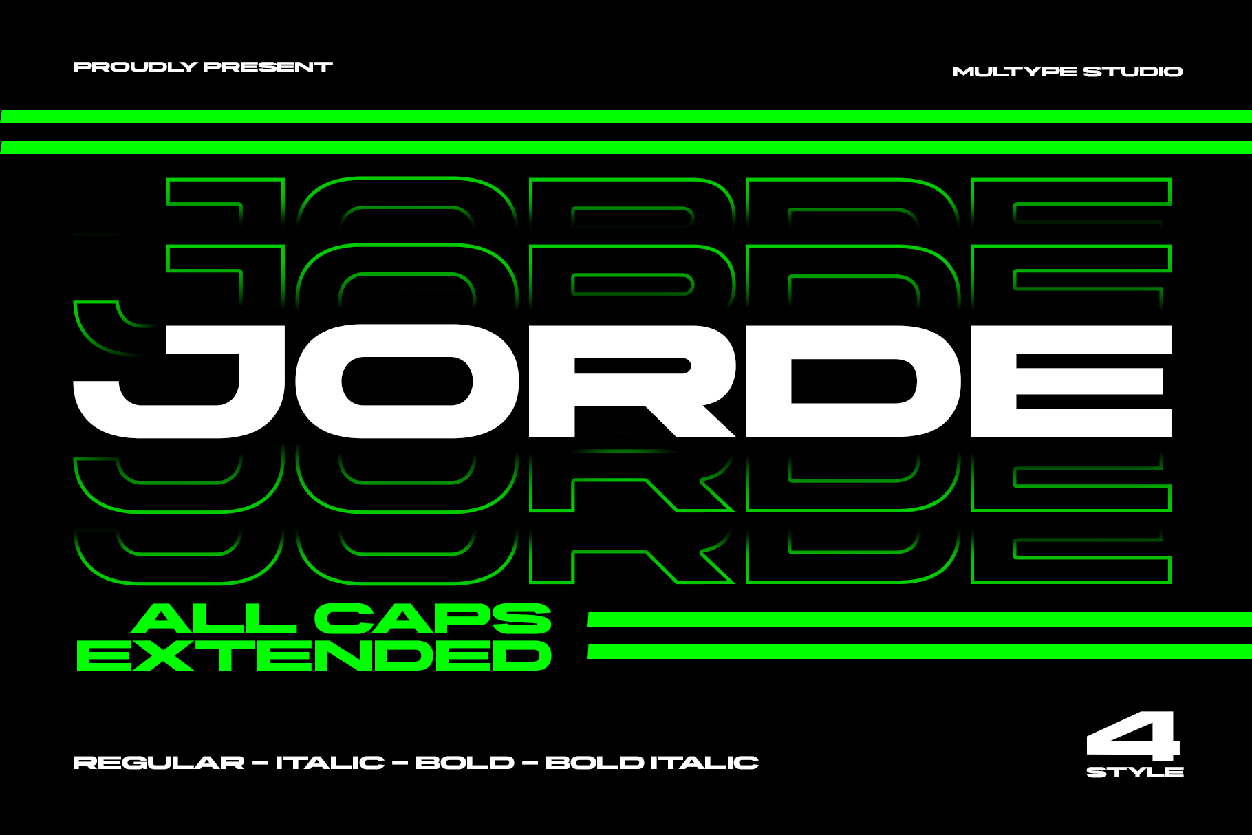 Jorde Extended Font
